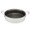 High Quality 316 Stainless Steel Cook Saute Pan Three Layer Steel Double Ear Frying Pan Rapid Heat Conduction Sauting Fry Pan