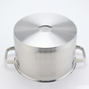 Wholesale Custom 10 Piece Stainless Steel Impact Bonded Bottom Pots And Pans Non-Toxic Kitchen Cookware Set