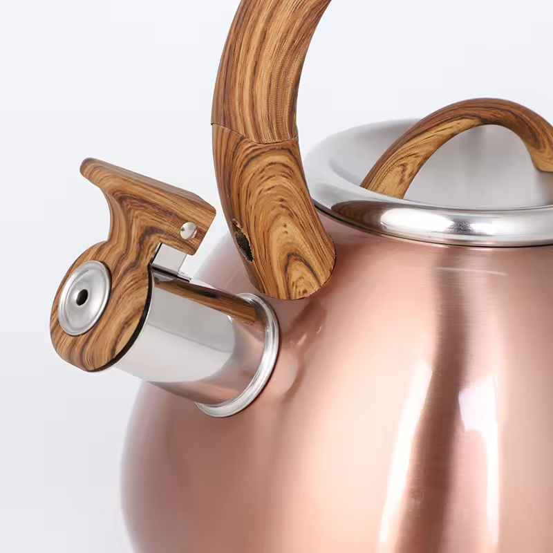  Movable Handle Stainless Steel 3.0L Stovetop Water Whistling Tea Kettle