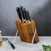 2025 High Quality Stainless Steel Chef Bread Carving Utility Paring Kitchen Knives Handmade Kitchen Knife Sets with Block