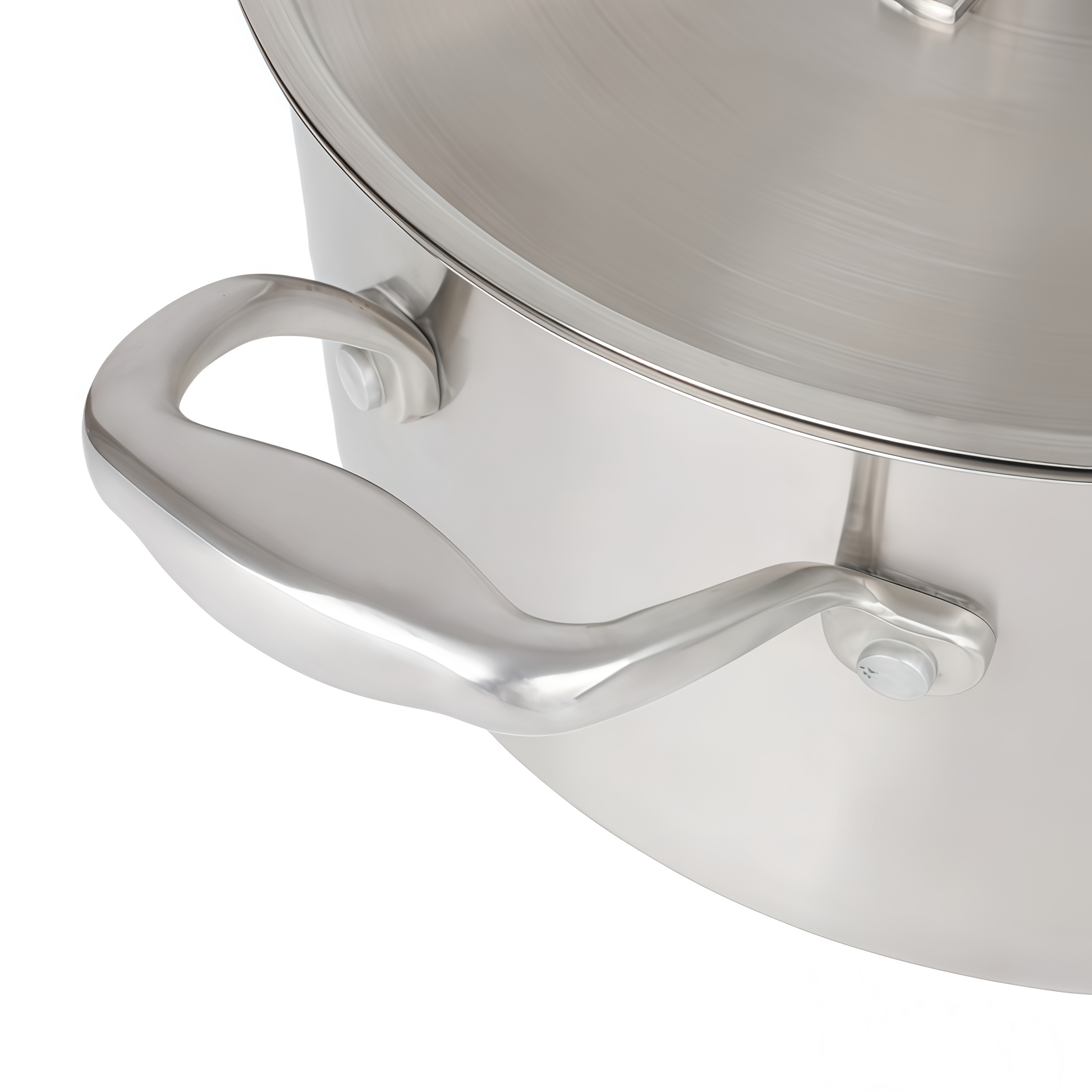 Wholesale Delicate Appearance Multi Function 3 Layer Base Cookware Stainless Steel Casserole Set Soup & Stock Pots With Lids