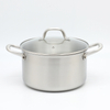 10 Piece High Quality Wholesale 18/10 Triply Stainless Steel 3 Layer Pots And Pans Steamer Set Cookware Set Saucepan Frying Pan