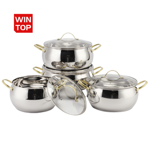 Wholesale Delicate Appearance Multi Function Apple Shape Cookware Stainless Steel Casserole Set Soup & Stock Pots With Lids