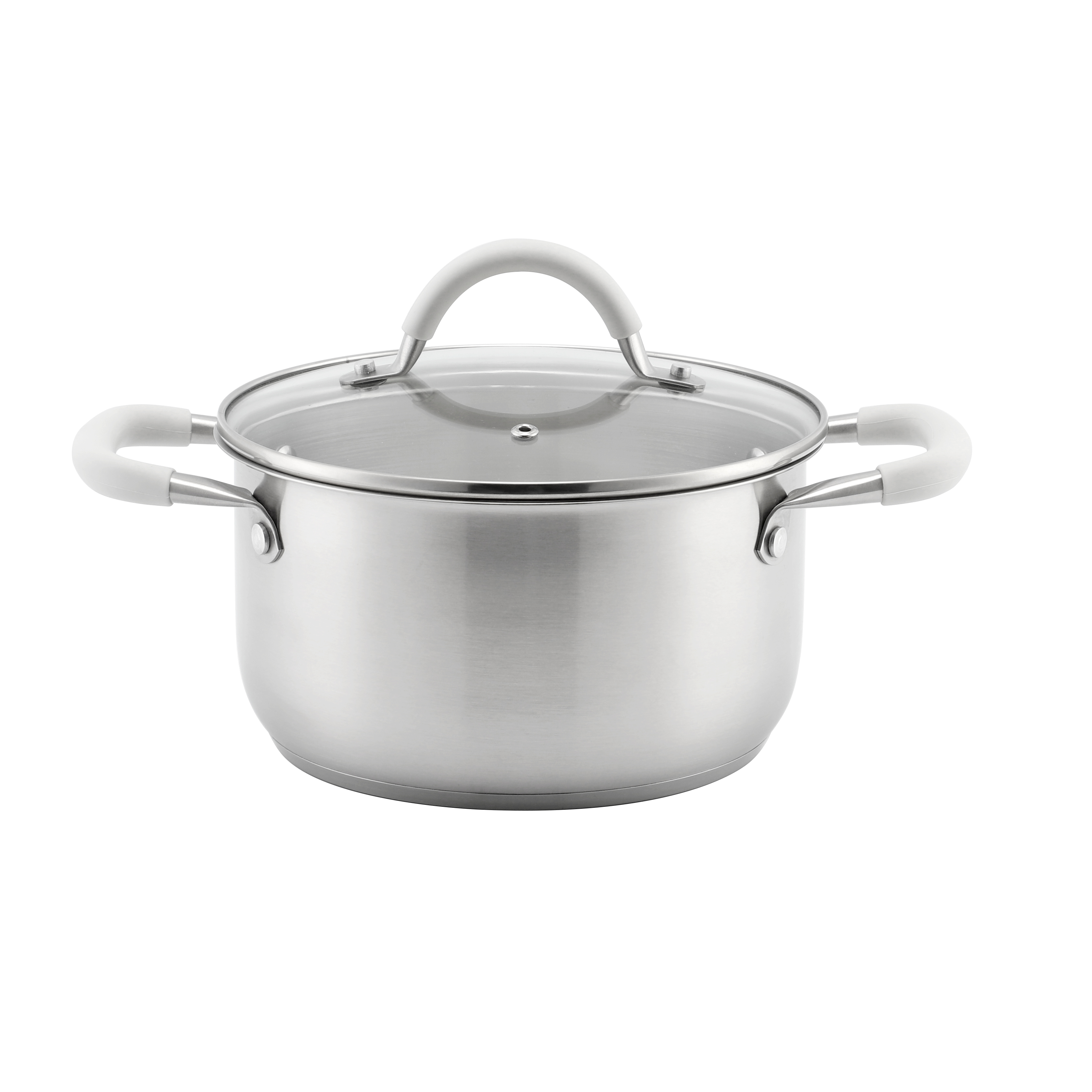Wholesale Delicate Appearance Multi Function Thickening Base Cookware Stainless Steel Casserole Set Soup & Stock Pots With Lids