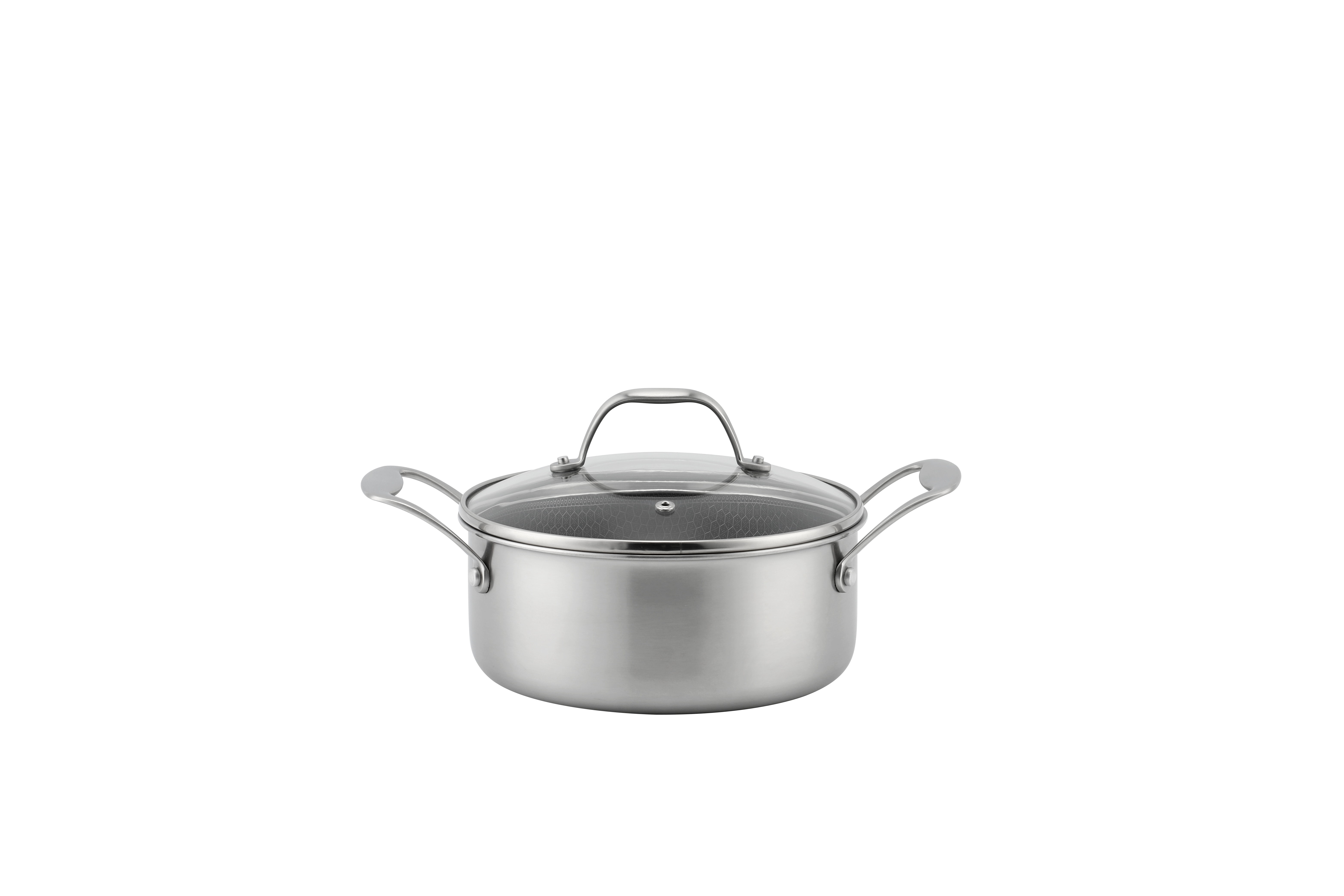 6 Piece High Quality Wholesale 18/10 Triply Stainless Steel 3 Layer Pots And Pans Steamer Set Cookware Set Saucepan Frying Pan
