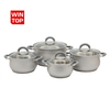 Wholesale Delicate Appearance Multi Function Apple Shape Cookware Stainless Steel Casserole Set Soup & Stock Pots With Lids