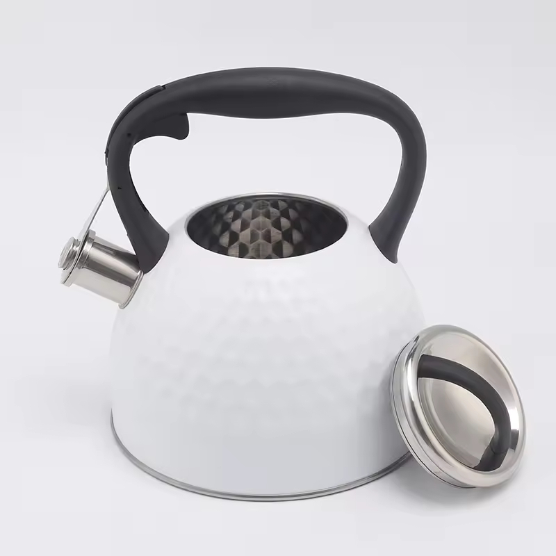 Stovetop Water Kettle Tea Pot 3.2QT 3L Food Grade Stainless Steel Whistling Kettle