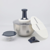Factory Multifunction Large 5L Manual Fruits Vegetables Stainless Steel Salad Spinner