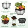Multifunction Fruits Vegetables Large 5L Stainless Steel Salad Spinner With Grater
