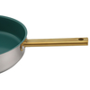 Hot Sale Wholesale Impact Bonded Bottom Stainless Steel Pan 20/24/26/28cm 8inch/10inch/12inch Non-Coating Cookware Frying Pan