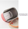 New Design 304 Stainless Steel Fresh-keeping Box Snap-on Student Special Lunch Box Office Worker Portable Partition Lunch Box