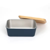 Food Container Bento Lunch Box 304 Stainless Steel Lunch Box with Bamboo Lid