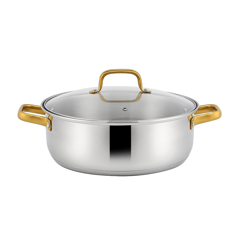 Factory Direct Sales Multi-purpose 2 Layers Steam Pot Stainless Steel Steam Cooker with Steamer Basket and Tempered Glass Lid