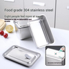 Design 304 Stainless Steel Fresh-keeping Lunch Box Stainless Steel Cover Leak-proof Heating Food Grade Microwave Sealed Box