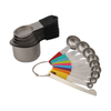 Magnetic Stainless Steel Measuring Cups Set Measuring Tools With Silicone Handle- Accurate and Durable Kitchen Tool
