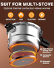 Factory Small Aluminum Alloy Pressure Cooker with Magnetic Bottom 3L 4L 5L 7L 9L 11L 13L 17L Sizes for Gas and Induction Cooker