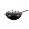 10PCS Modern Home Kitchen Recycled Heavy Gauge Aluminum Nonstick Cooking Pot Set with Grilldle Pan Easy Clean