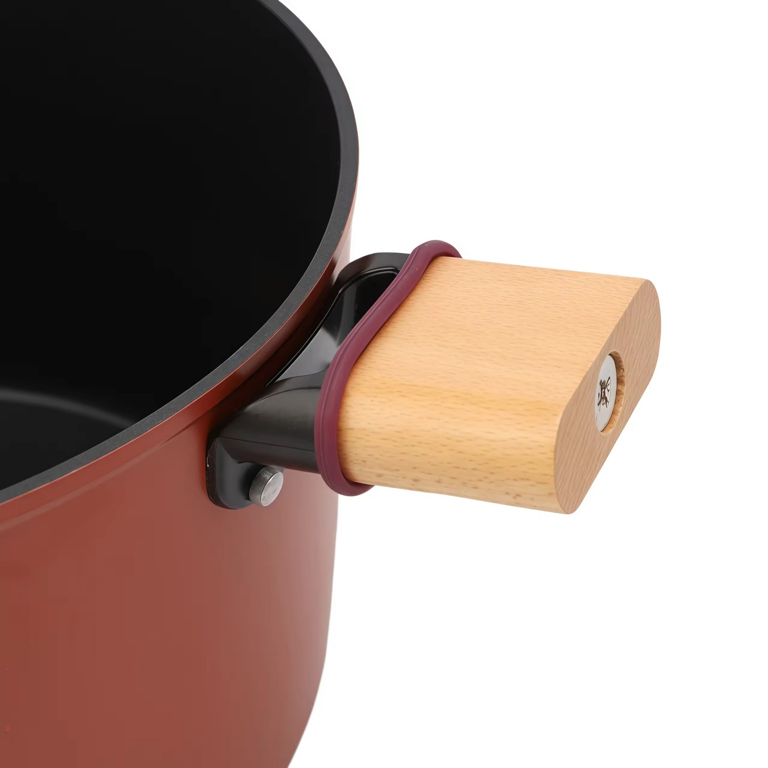 9 PCS Customizable Ceramic Non Stick Pans and Pots Set Induction Cast Aluminum Cookware Set Pots and Pans Set with Wood Handle