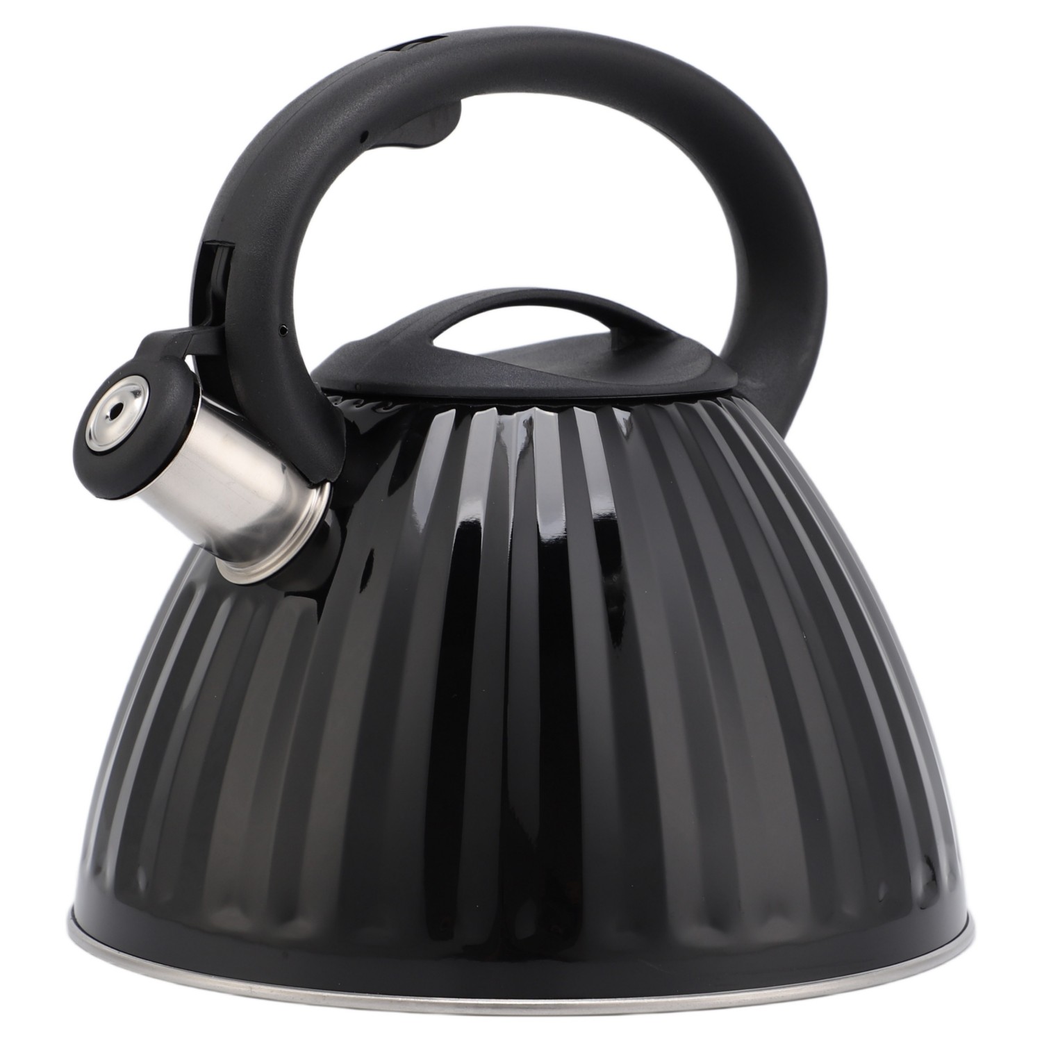 3.0L Stove Top Stainless Steel Tea Pot new Food Grade Polished Custom top seller Whistling Tea Kettle with induction bottom