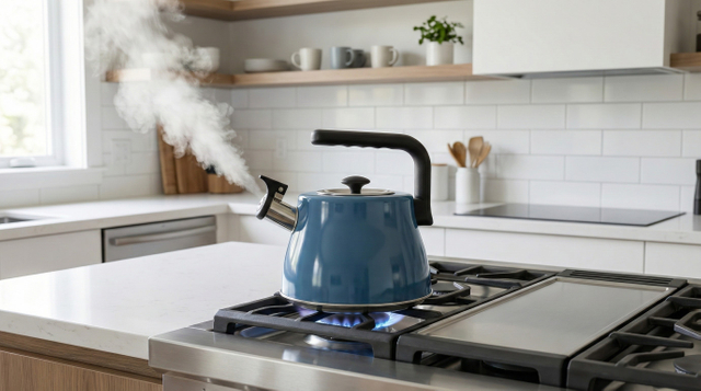 Factory Wholesale 3.0 L Whistling Tea Kettle Tea Pot Customized Color Stainless Steel Hot Water for ALL Stovetop