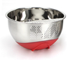 Multi-Function Vegetables Fruit Rice Strainer Stainless Steel Washing Bowl