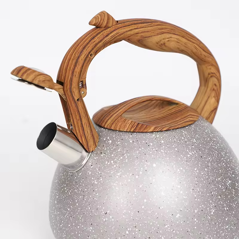 Stainless Steel Water Tea Pot 2.7L Whistling Tea Kettle With Color Painting