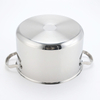Wholesale Custom 10 Piece Stainless Steel Impact Bonded Bottom Pots and Pans Non-Toxic Kitchen Cookware Set
