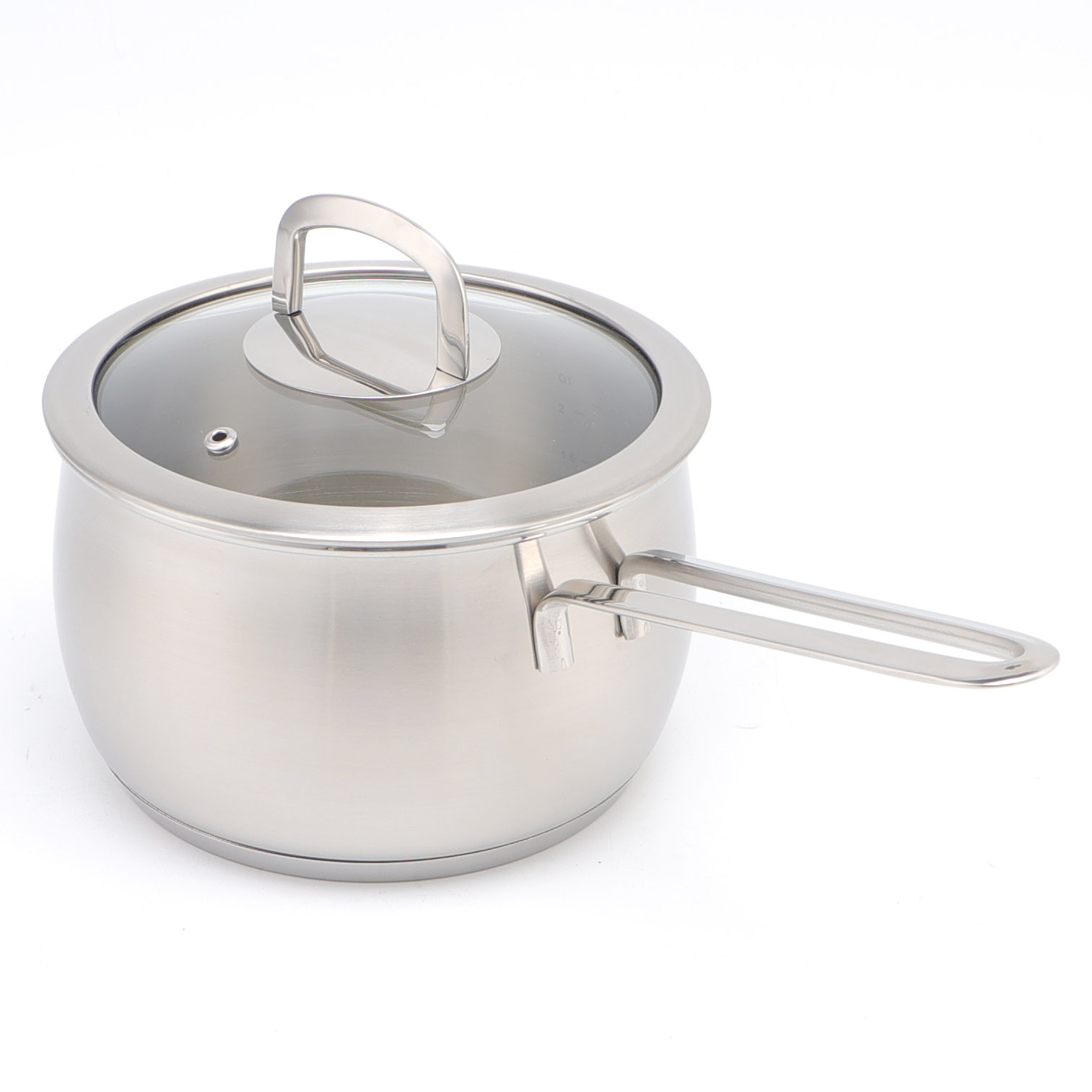 Wholesale Custom 6 Piece Apple Shape Stainless Steel Impact Bonded Bottom Pots And Pans Non-Toxic Kitchen Cookware Set