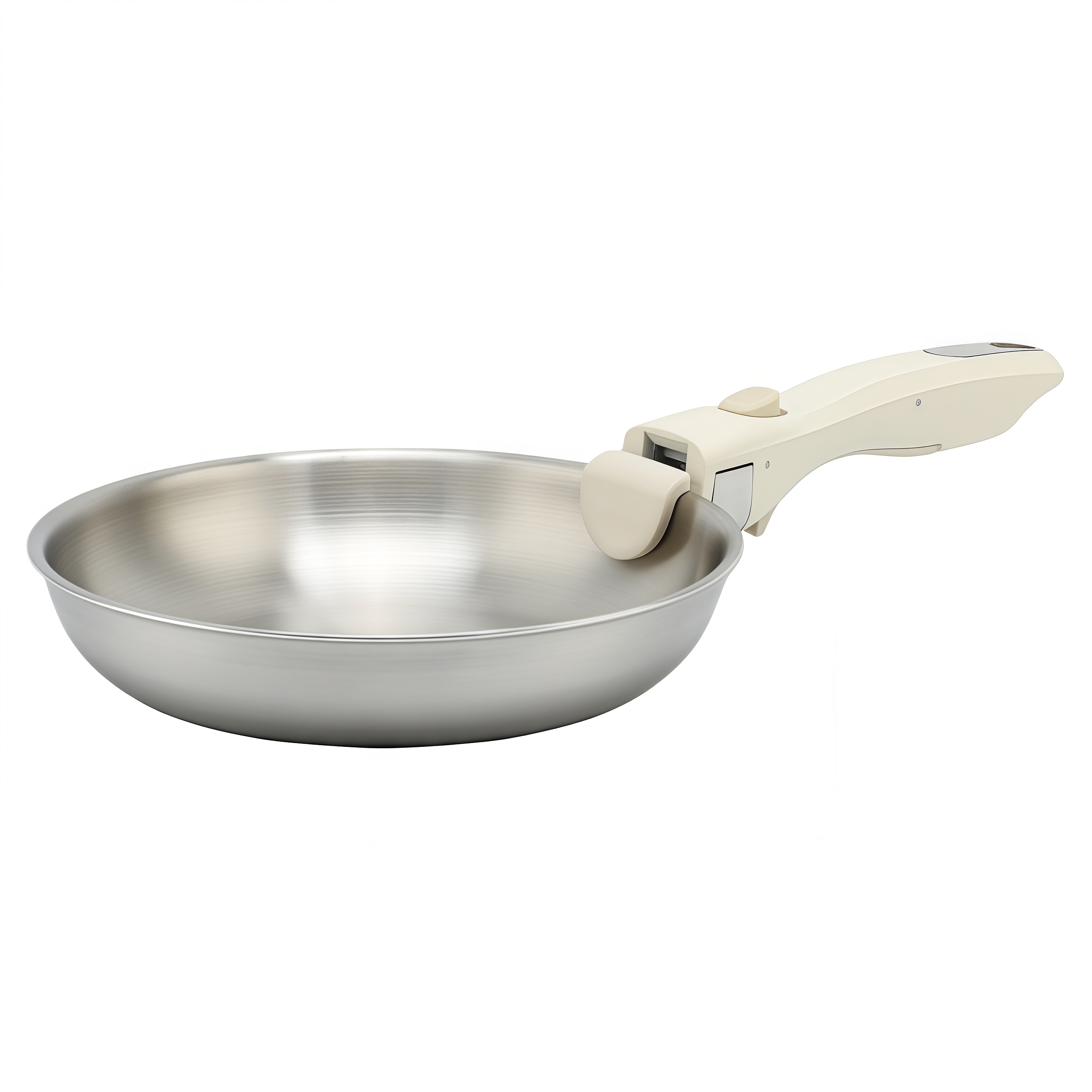 Hot Sale Custom High Quality Tri-Ply Kitchenware Stackable 13 Piece Removable Handle Cookware Set with Glass Lids