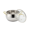 Wholesale Delicate Appearance Multi Function Apple Shape Cookware Stainless Steel Casserole Set Soup & Stock Pots With Lids