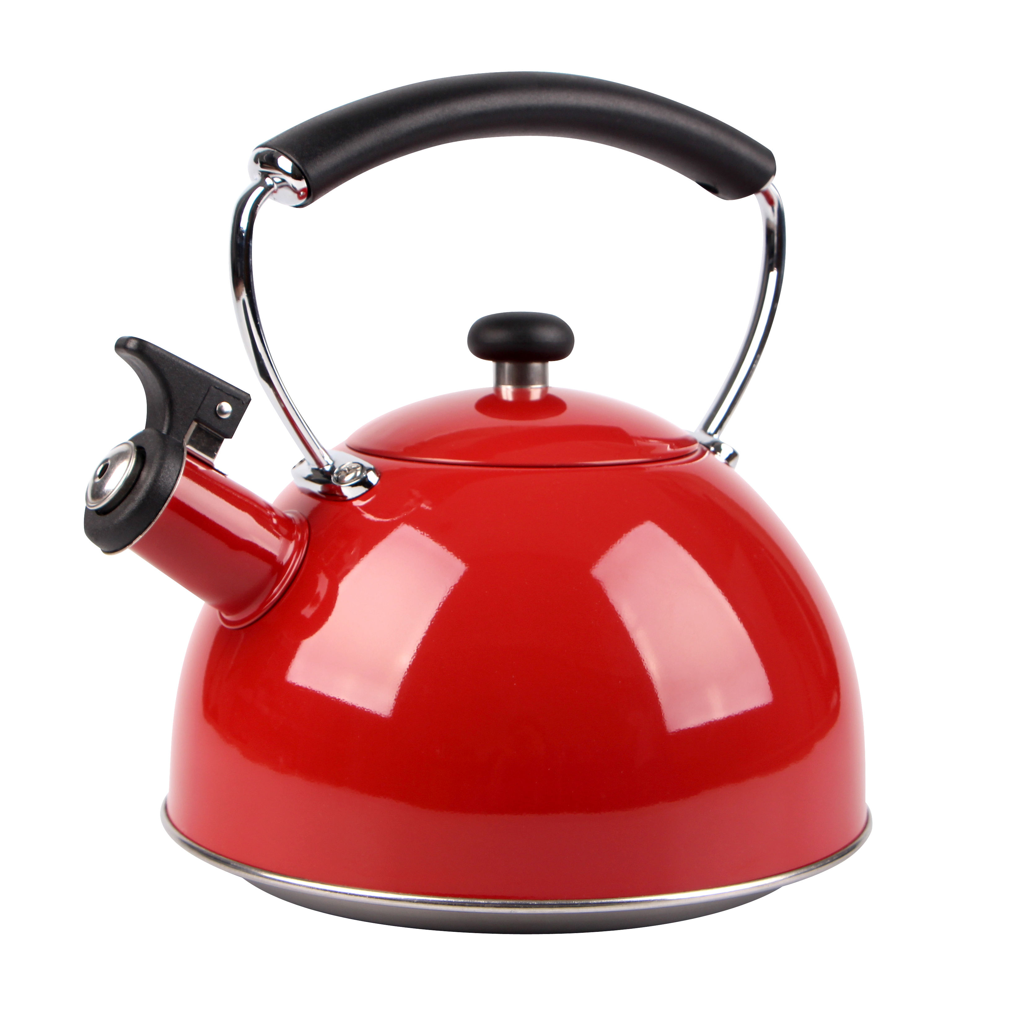 Factory Wholesale 2.5L Whistling Tea Kettle Tea Pot Customized Color Stainless Steel Hot Water Teapot for ALL Stovetop