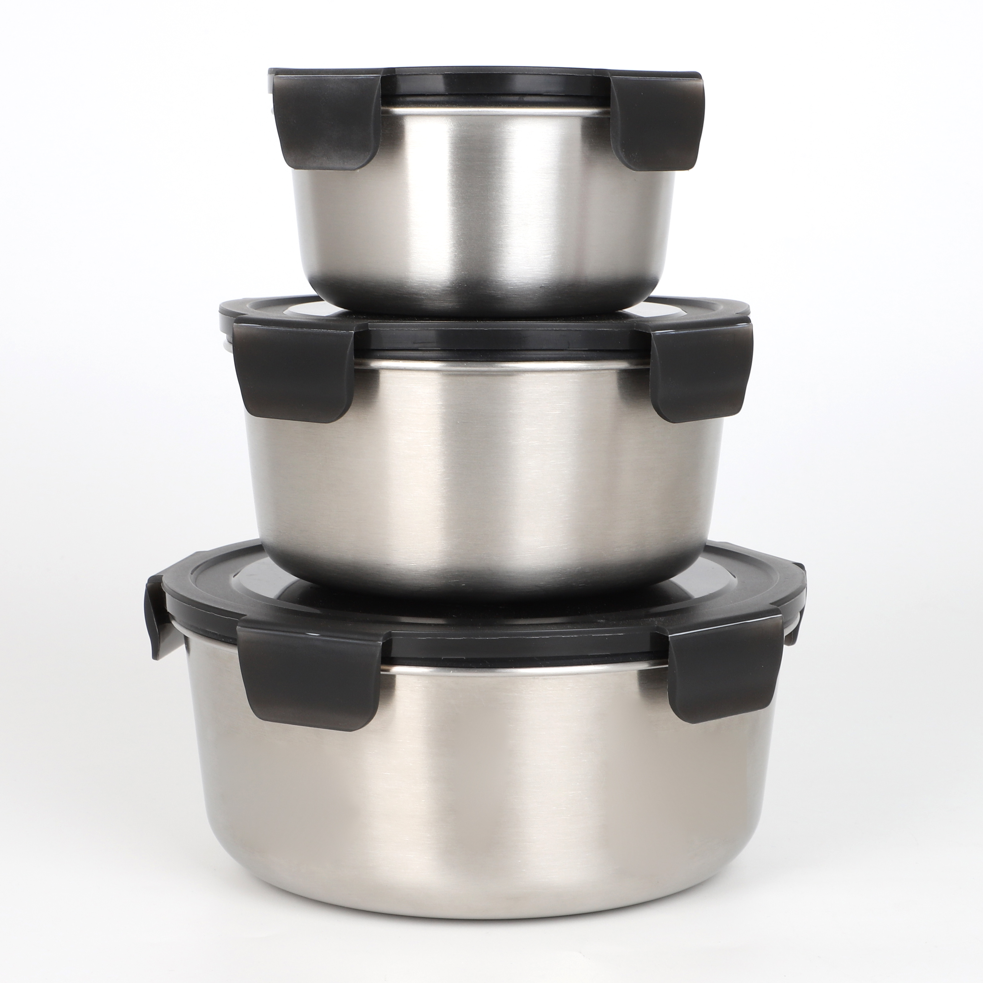Stainless Steel Food Container Food Packaging Containers Leakproof Metal Bento Lunch Box Stainless Steel Food Carrier