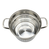 Factory Supply Kitchenware 8 Liter Stainless Steel Pasta Cooker 24cm Pasta Cooker Steamer Multi-Pot