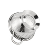 18/8 Stainless Steel Kitchen Strainer Colanders with Handle Kitchen Food Strainer Basket for Washing Vegetable Fruit Vegetable