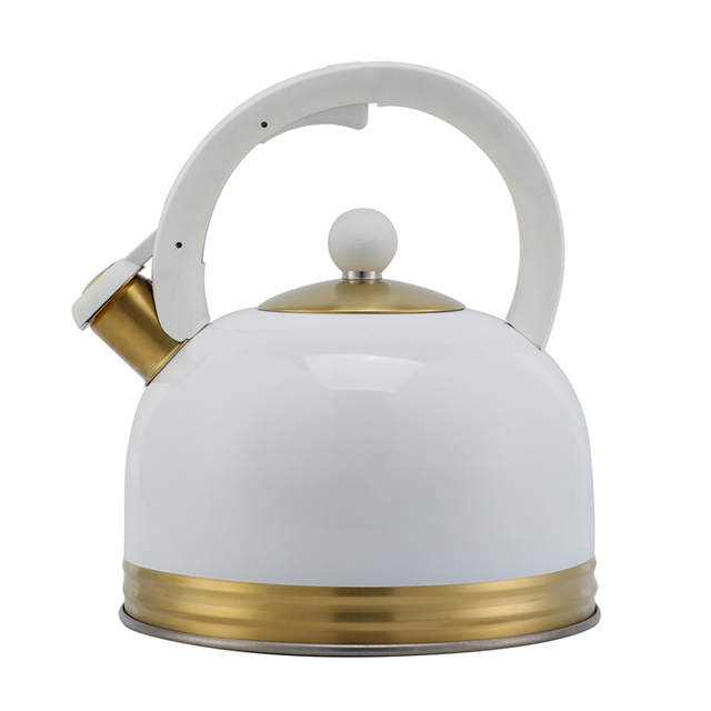Factory Wholesale 3 L Whistling Kettle Tea Pot Customized Color Stainless Steel Hot Water Teapot for ALL Stovetop
