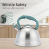 Factory Wholesale 2.8-3L Whistling Tea Kettle Tea Pot Customized Color Stainless Steel Hot Water Teapot for ALL Stovetop