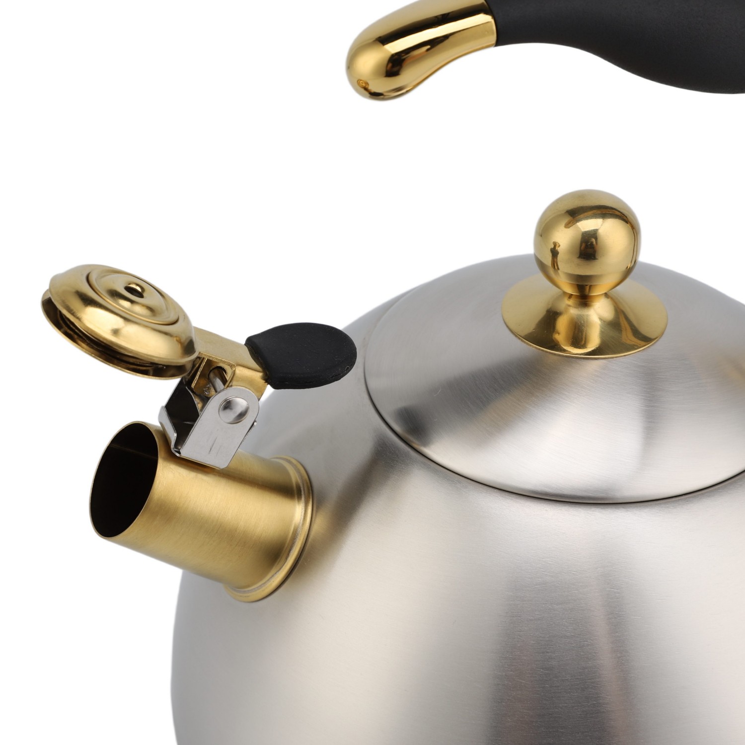 Factory Wholesale 2.7L Whistling Tea Kettle Tea Pot Customized Color Stainless Steel Hot Water for ALL Stovetop
