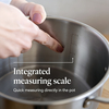 Hot Sale Belly Shape Cooking Pot Heavy Weight 5ply Base Stainless Steel Casserole Soup Pot Stock Pot with Stainless Steel Handle