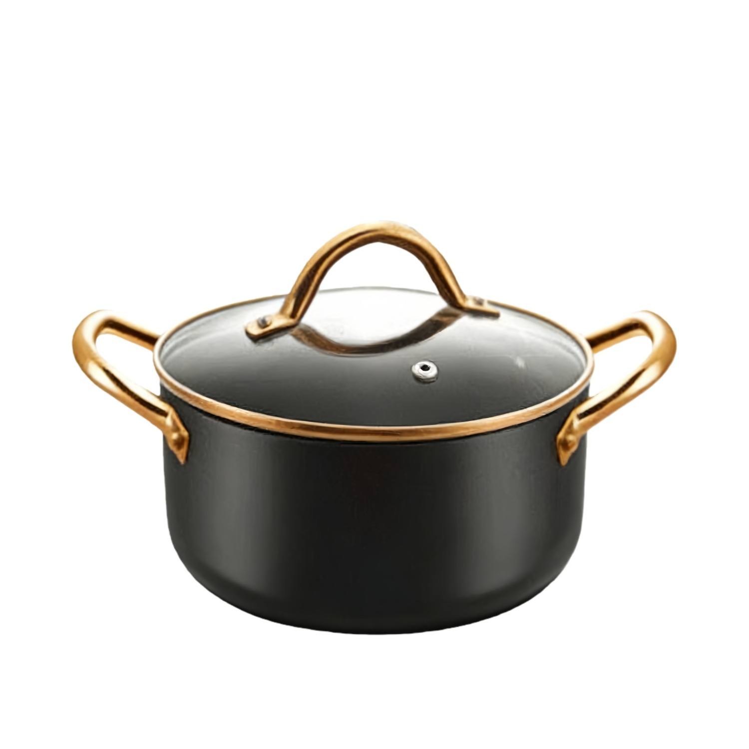 Modern Home Kitchen Recycled Heavy Gauge Aluminum Nonstick Frying Pan Chef's Pan Grilldle Pan PFOA Free Induction Compatible