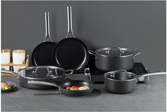 Modern Home Kitchen Recycled Heavy Gauge Aluminum Nonstick Frying Pan Omelet Pans Chef's Pan PFOA Free Induction Compatible