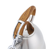 Factory Wholesale 3L Whistling Tea Kettle Tea Pot Customized Color Stainless Steel Hot Water for ALL Stovetop with Wood Handle