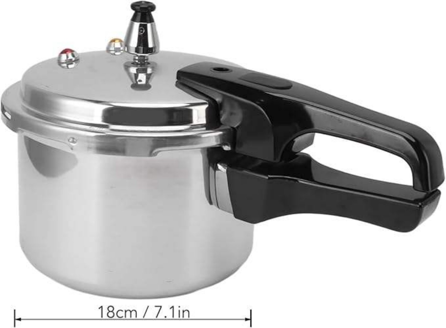 Factory Small Aluminum Alloy Pressure Cooker with Magnetic Bottom 3L 4L 5L 7L 9L 11L 13L 17L Sizes for Gas and Induction Cooker