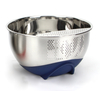 Multi-Function Vegetables Fruit Rice Strainer Stainless Steel Washing Bowl