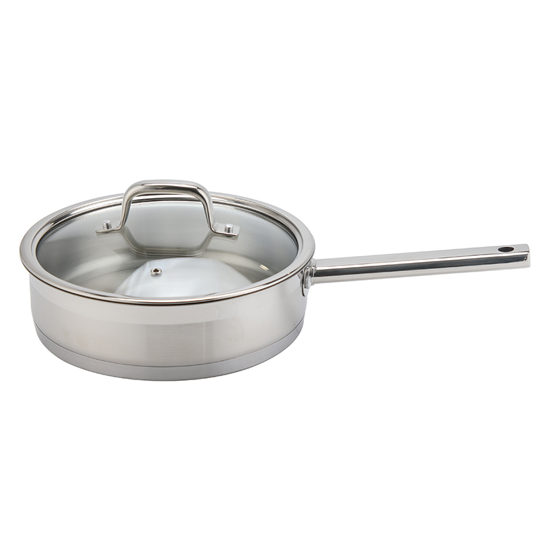 Wholesale Custom 10 Piece Stainless Steel Impact Bonded Bottom Pots And Pans Non-Toxic Kitchen Cookware Set