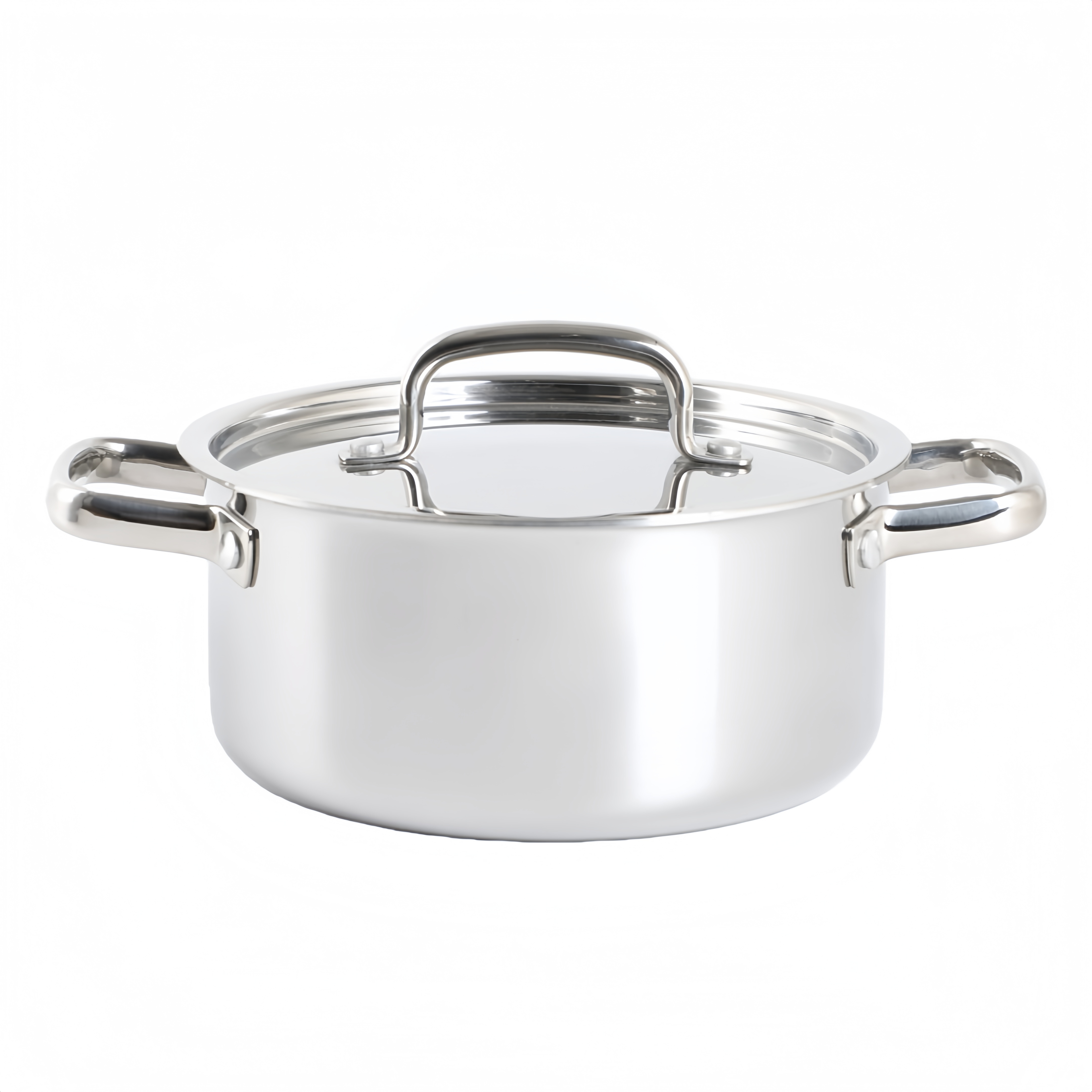 Best Seller German Kitchen Ware 8 Pieces Triply Stainless Steel Cookware Sets Stainless Steel Cooking Pots and Pans Sets