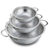New Stainless Steel Kitchen Strainer Colanders with Handle Kitchen Food Strainer Basket for Washing Vegetable Fruit Vegetable