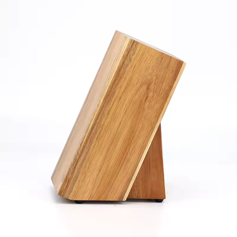 2025 New 6-Piece Stainless Steel Chef Knife Set with Wooden Block Premium Kitchen Knives