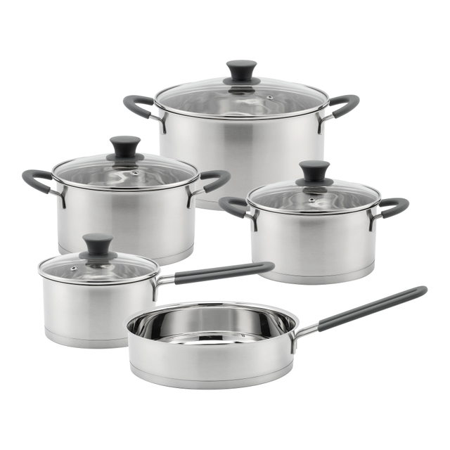 Wholesale Delicate Appearance Multi Function Thickening Base Cookware Stainless Steel Casserole Set Soup & Stock Pots With Lids