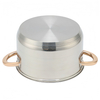 Wholesale Delicate Appearance Multi Function Thickening Base Cookware Stainless Steel Casserole Set Soup & Stock Pots With Lids