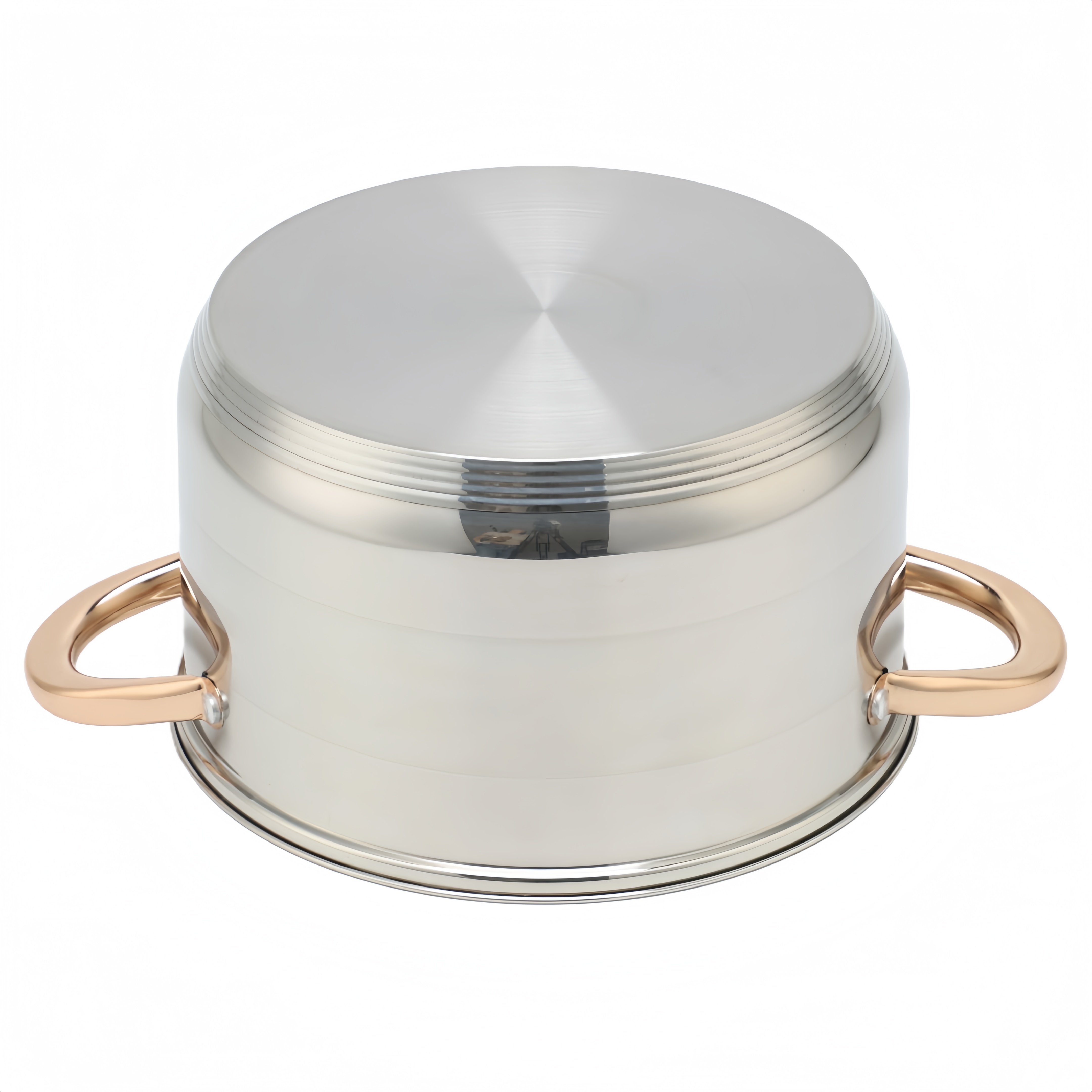 Wholesale Delicate Appearance Multi Function Thickening Base Cookware Stainless Steel Casserole Set Soup & Stock Pots With Lids